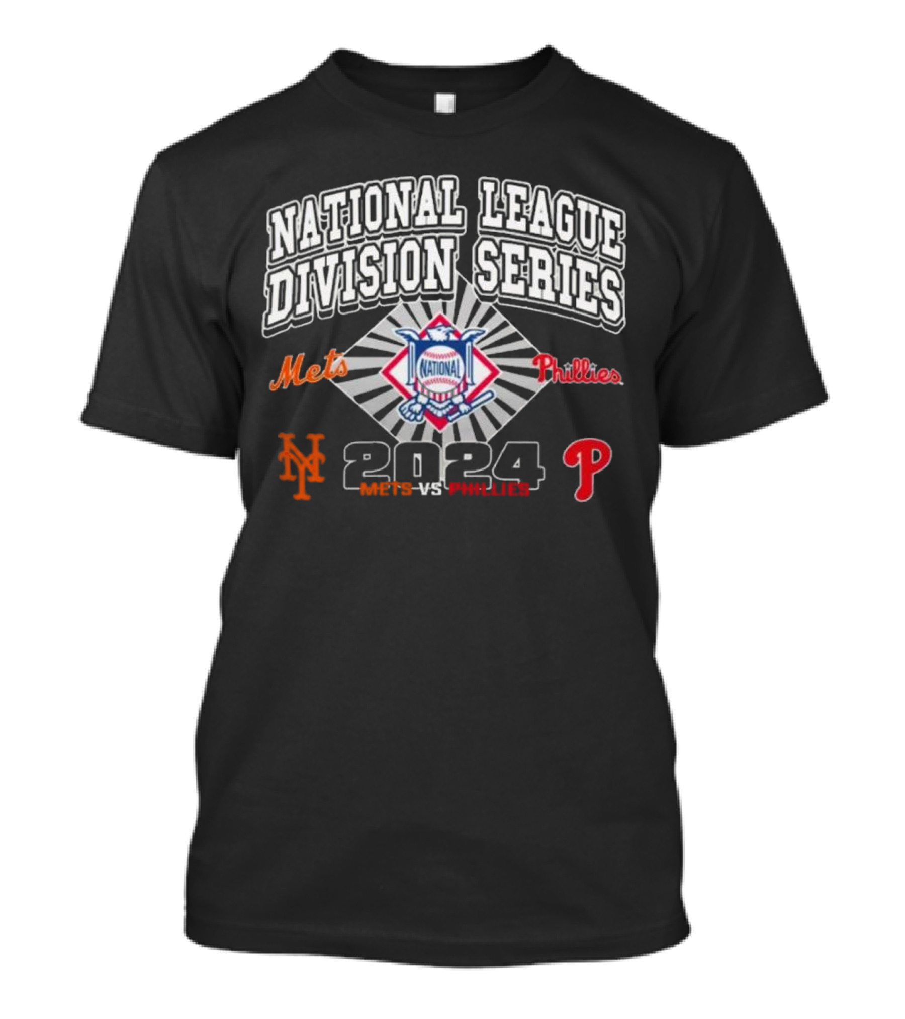 National League Division Series 2024 Mets Vs Phillies T-Shirt