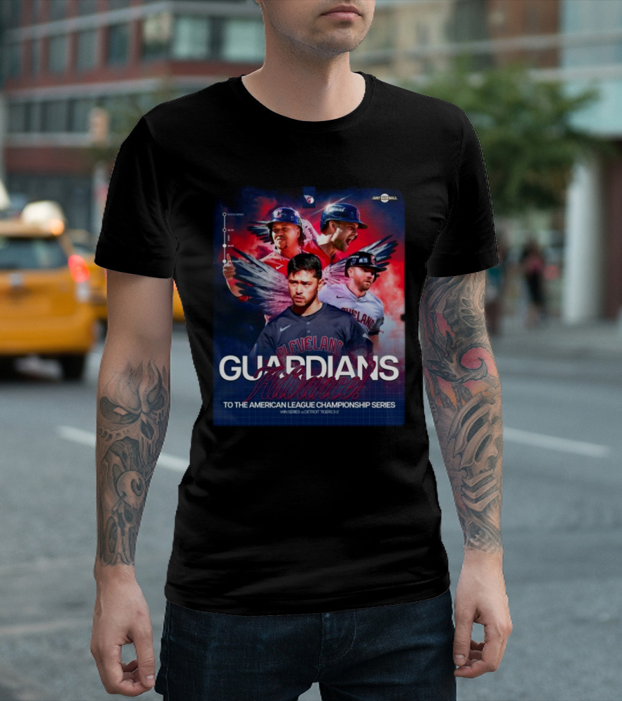Guardians Advance to the American League Championship Series 2024 Victory Over Detroit Tigers T-Shirt