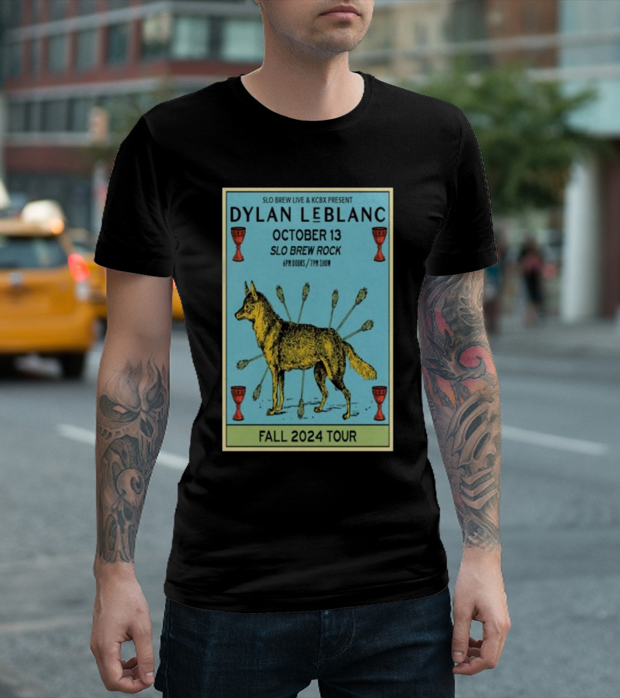 Dylan LeBlanc Fall 2024 Tour SLO Brew Rock San Luis Obispo CA October 13 T-Shirt