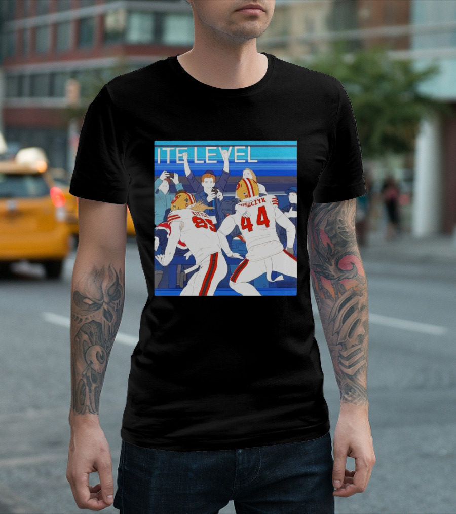 ITE Level San Francisco 49ers George Kittle Kyle Juszczyk T-Shirt