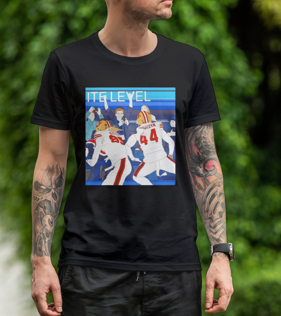ITE Level San Francisco 49ers George Kittle Kyle Juszczyk T-Shirt