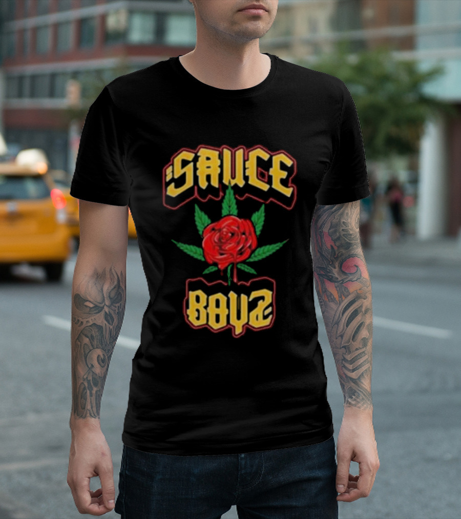 Sauce Boyz Rose Eladio Carrión Merch T-Shirt