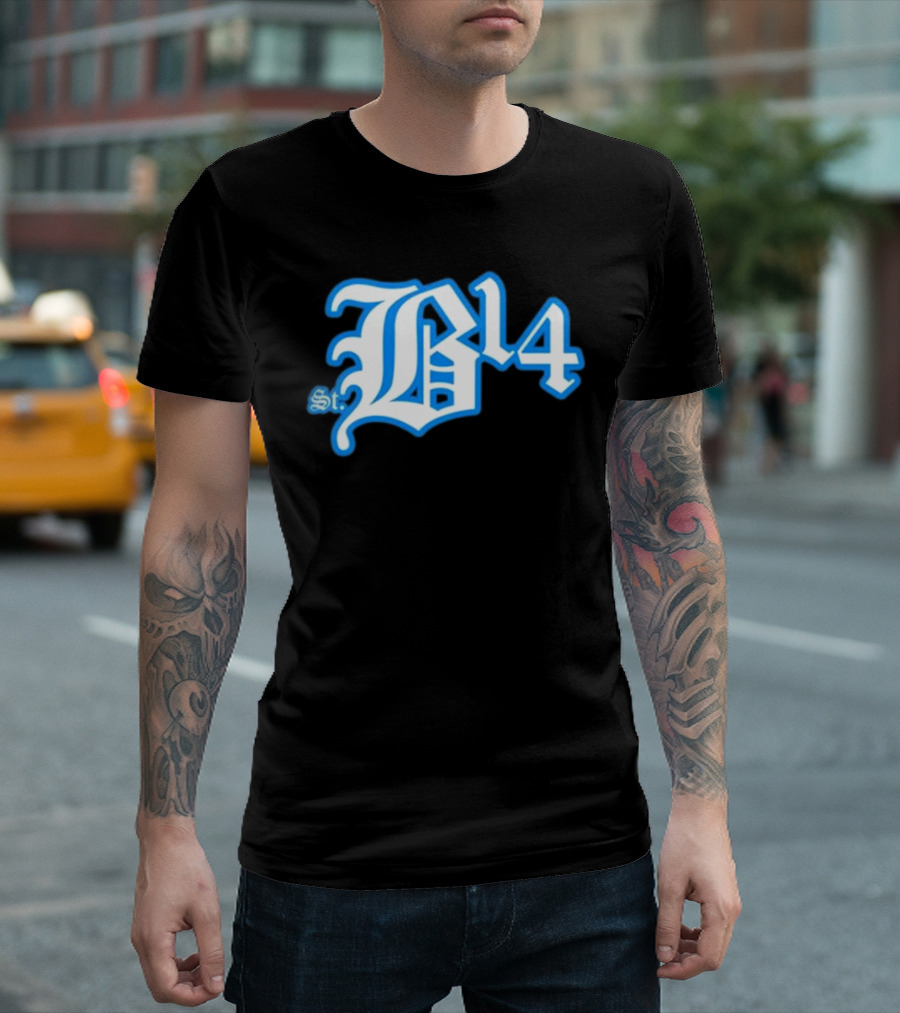 St.Bl4 Detroit Vs Everybody Saint Brown B14 T-Shirt