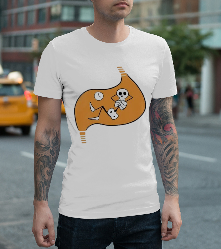 Delicious In Dungeon Meshi Laios Touden Skeleton Relaxing Inside Stomach T-Shirt