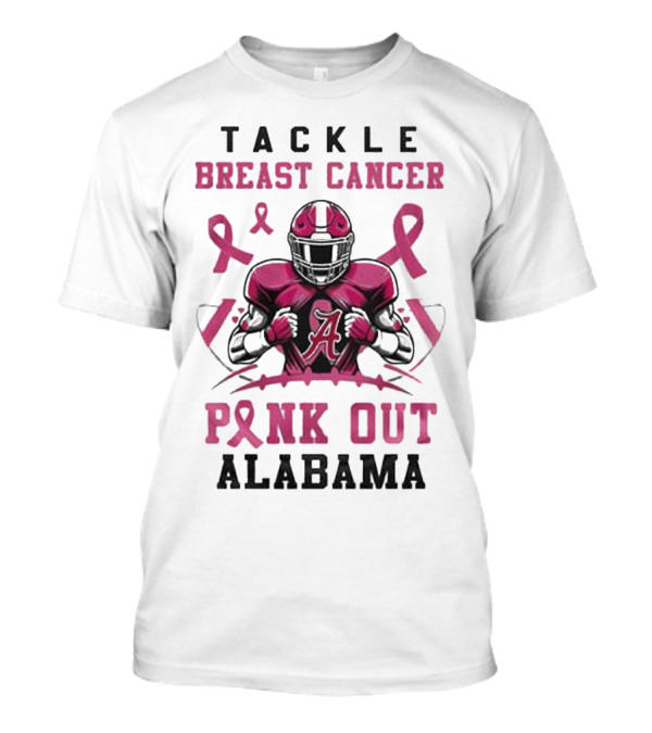 Alabama Tackle Breast Cancer Pink Out T-Shirt