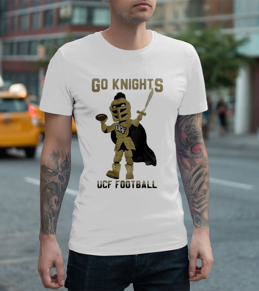 UCF Knights Go Knights UCF Football Mascot T-Shirt