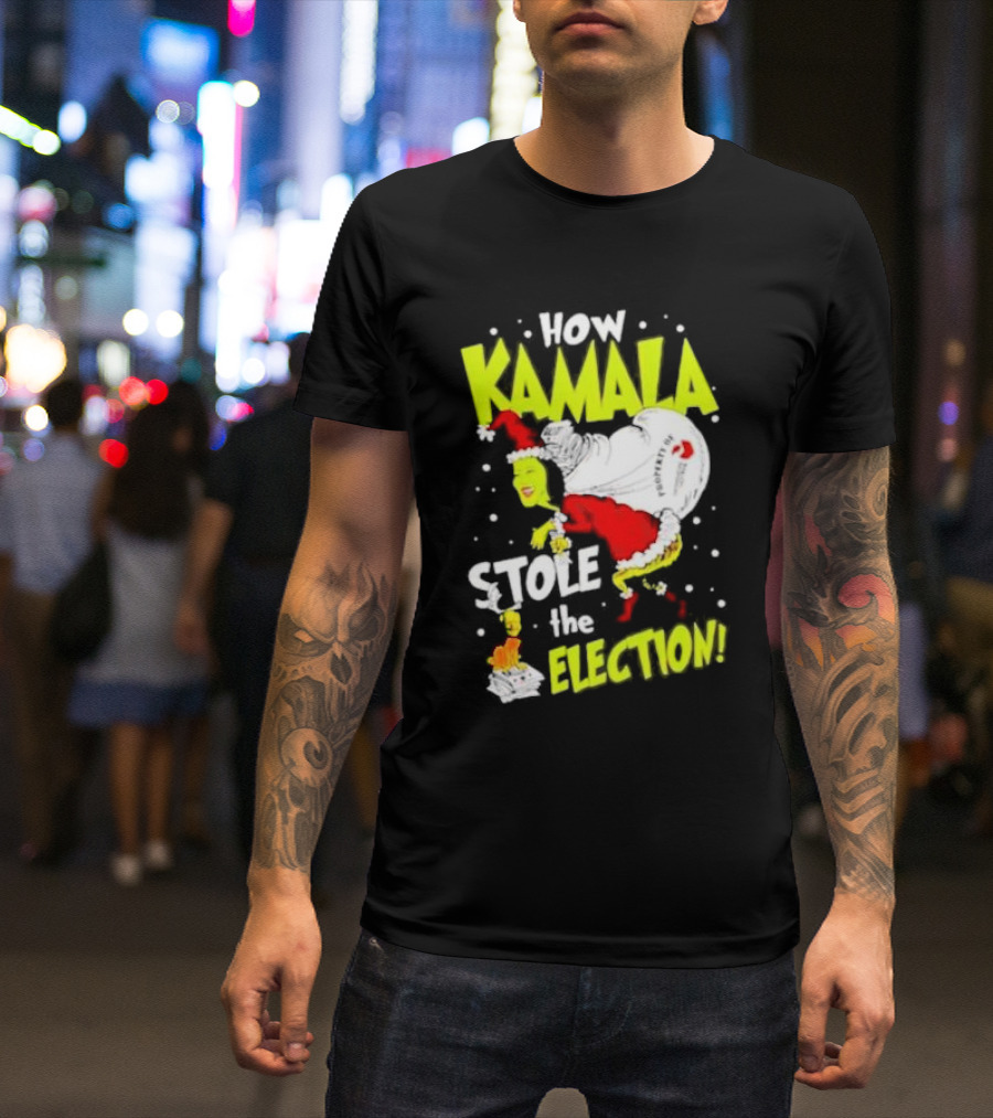 How Kamala Stole The Election Christmas T-Shirt