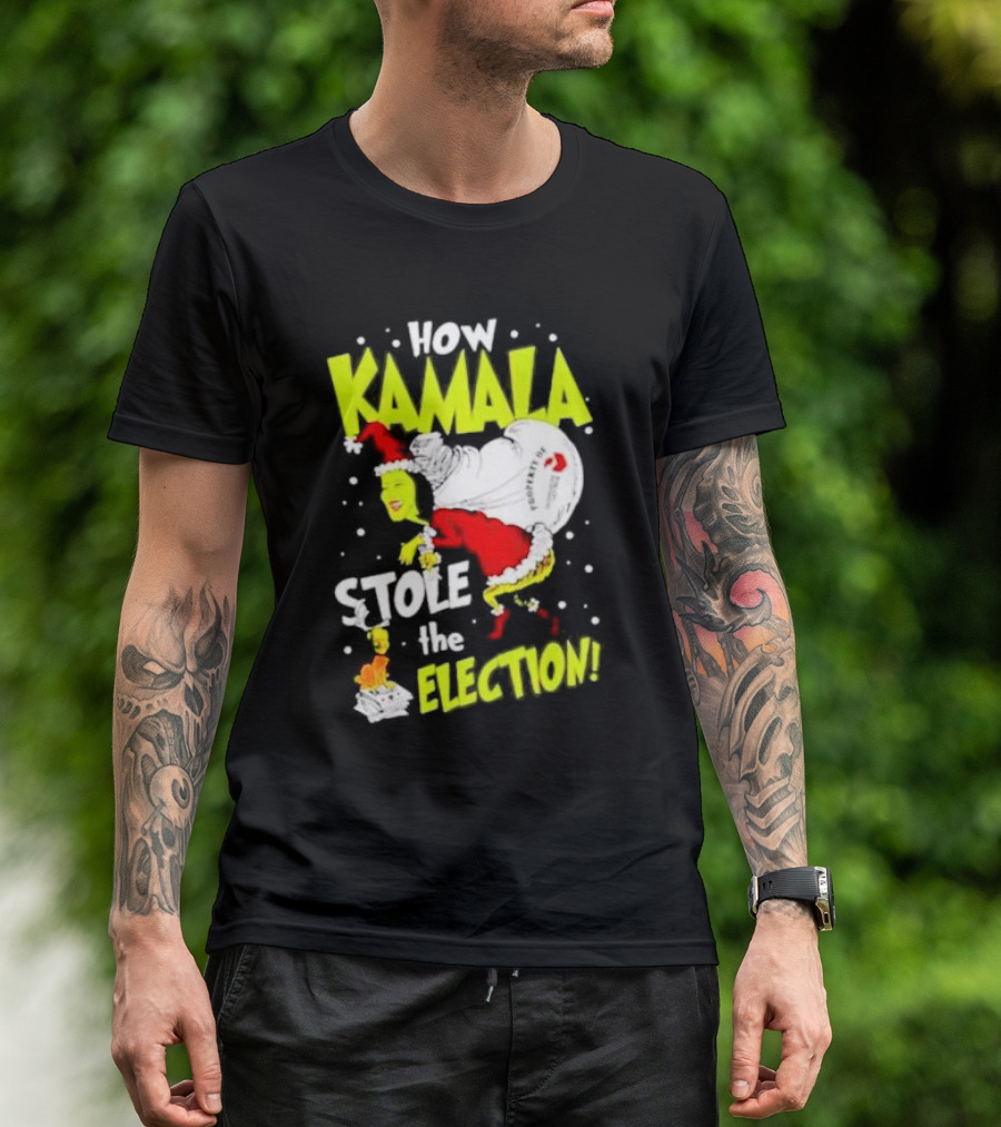 How Kamala Stole The Election Christmas T-Shirt