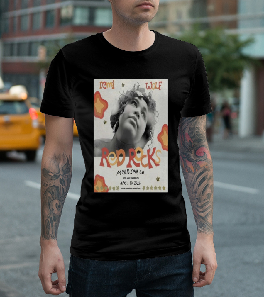 Remi Wolf Red Rocks Morrison CO April 10 2025 With Alice Phoebe Lou T-Shirt