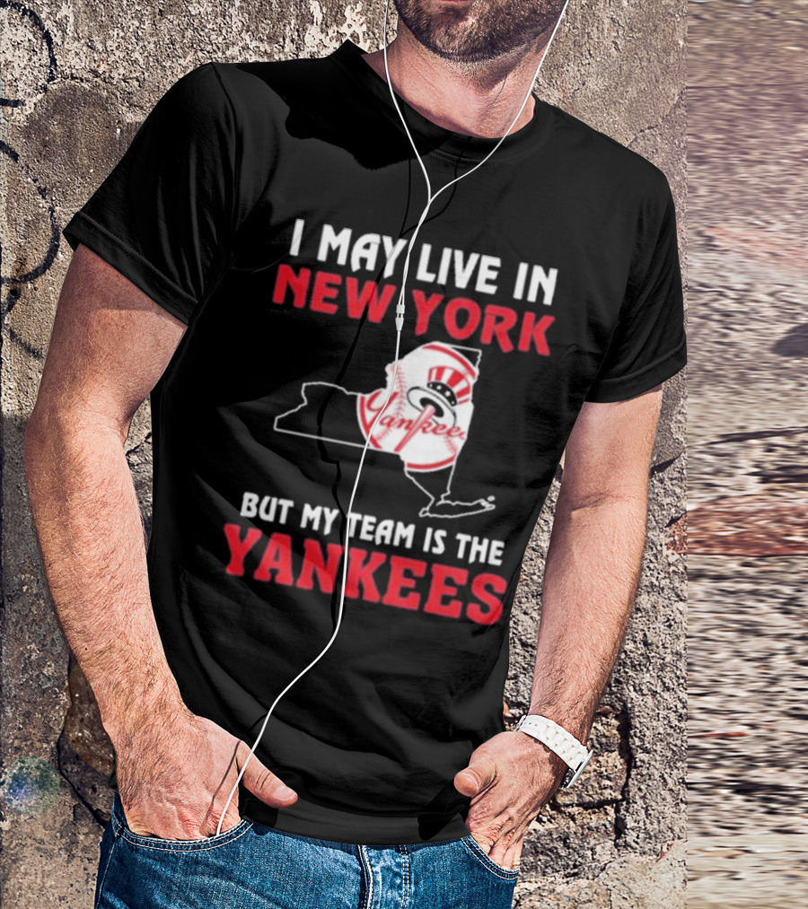 New York Map Design Yankees 2024 Fan T-Shirt