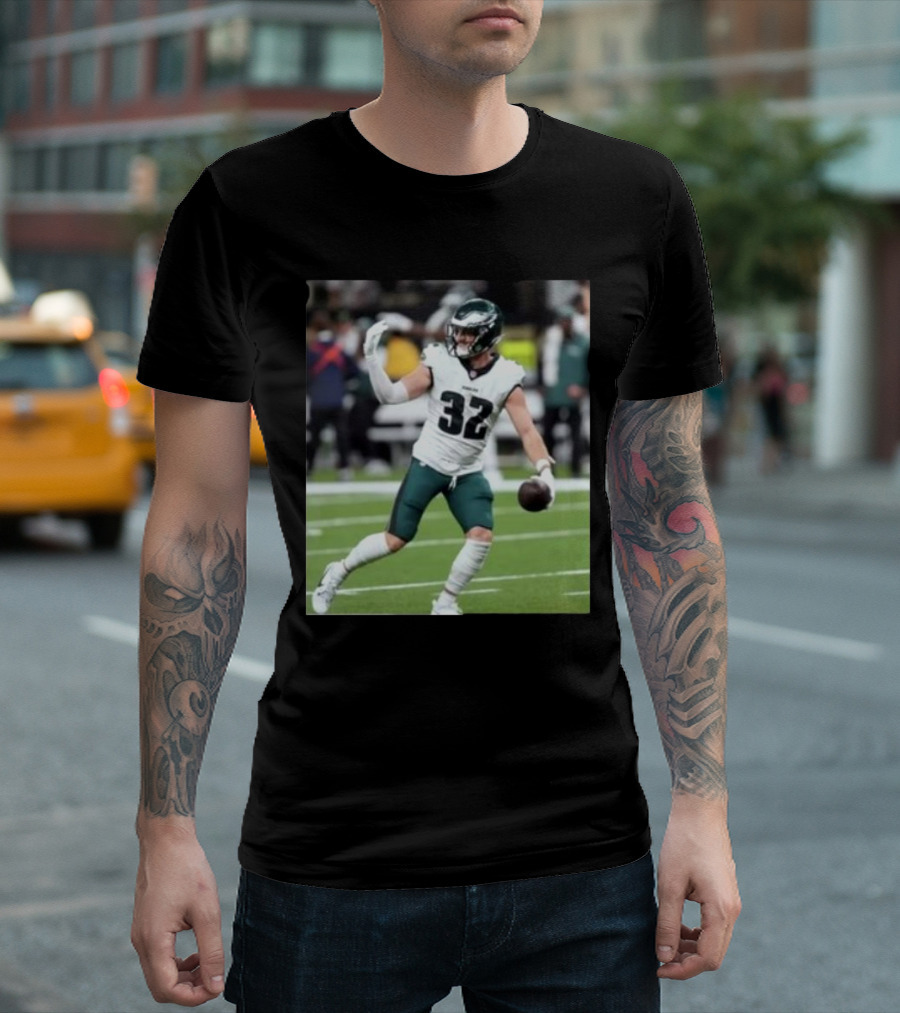 Nick Sirianni Wearing Reed Blankenship Philadelphia Eagles Football Jersey T-Shirt