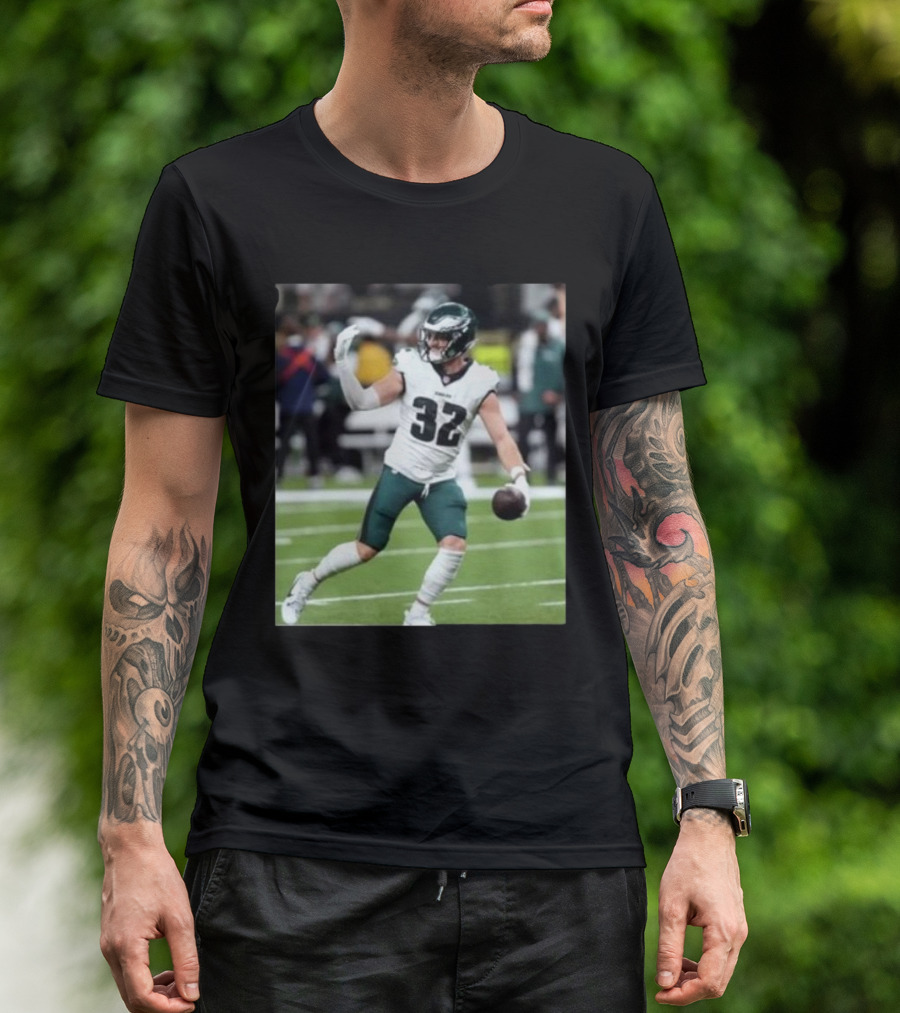 Nick Sirianni Wearing Reed Blankenship Philadelphia Eagles Football Jersey T-Shirt