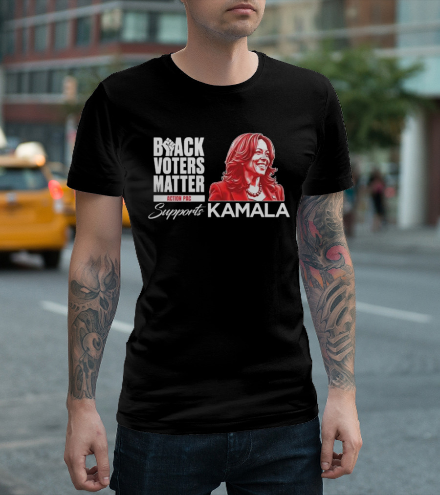 Black Voters Matter Action PAC Supports Kamala T-Shirt