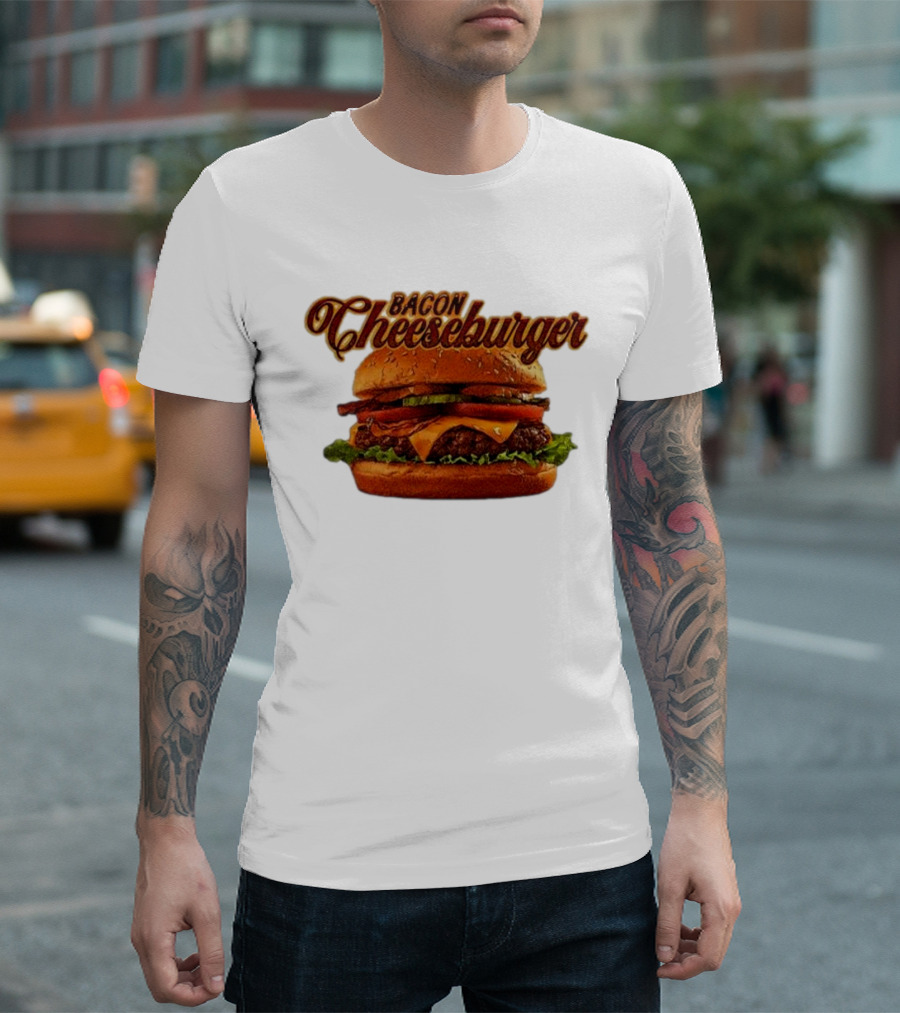 Bacon Cheeseburger Classic Stack T-Shirt