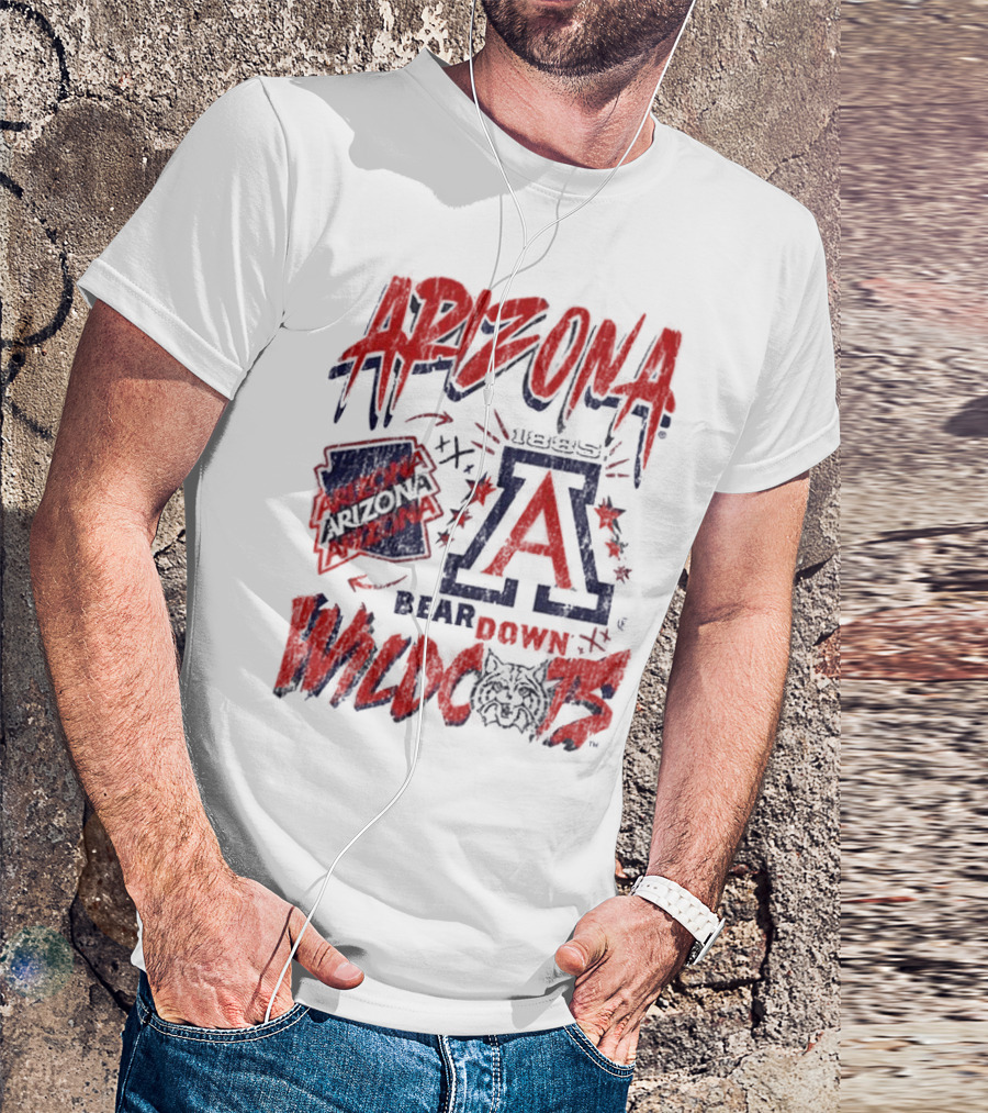 Arizona Wildcats 1885 Bear Down Wildcats T-Shirt