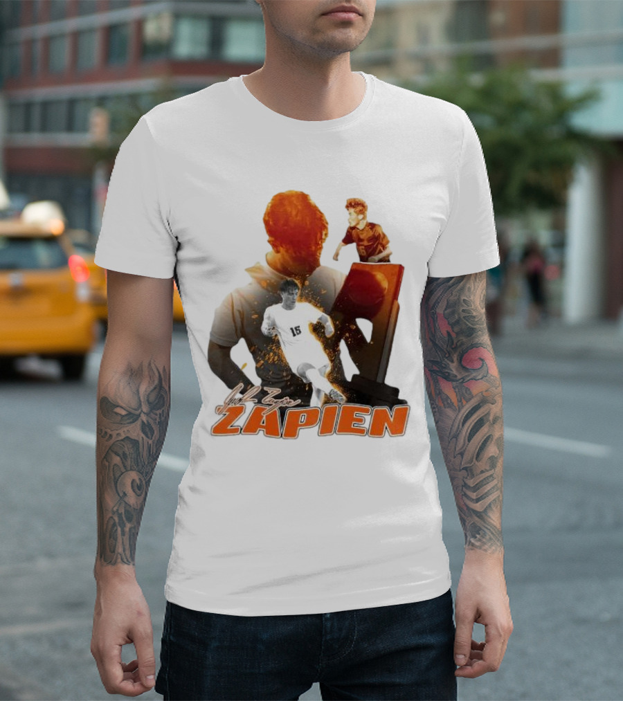 Jacob Zapien Soccer Star Player Signature and Trophy T-Shirt