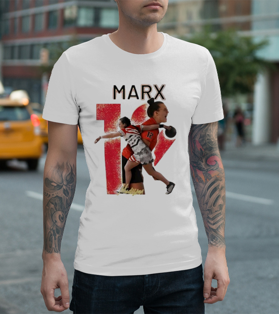 Marx Number 12 Madyson Signature Bowling Action T-Shirt
