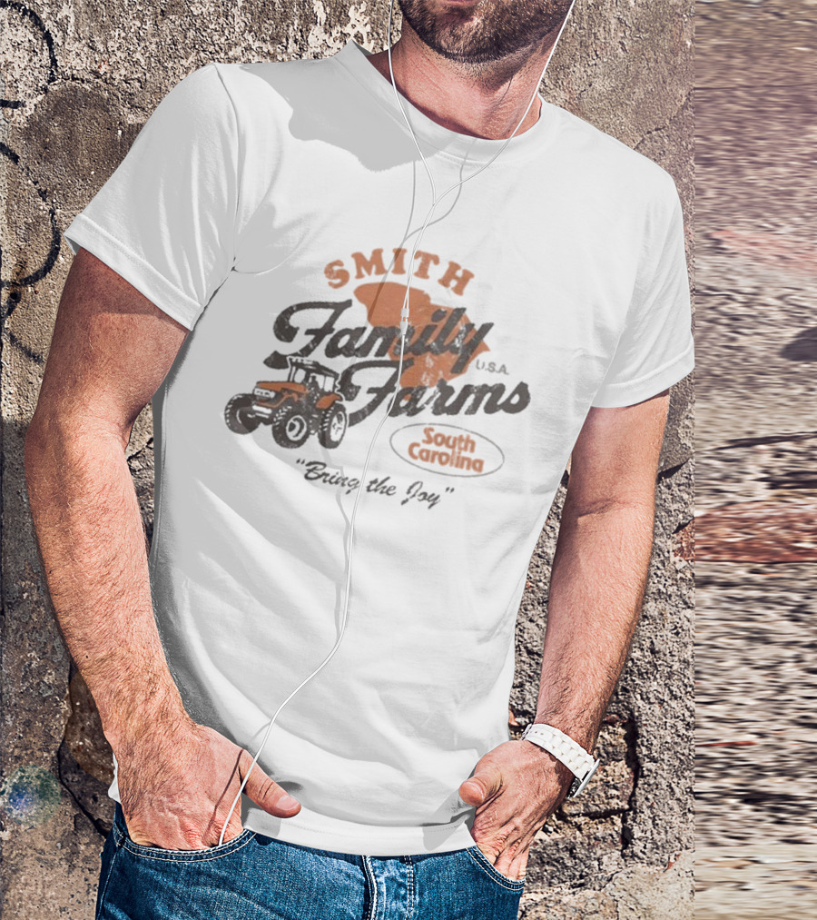 Smith Family Farms USA Bring The Joy South Carolina Tractor T-Shirt