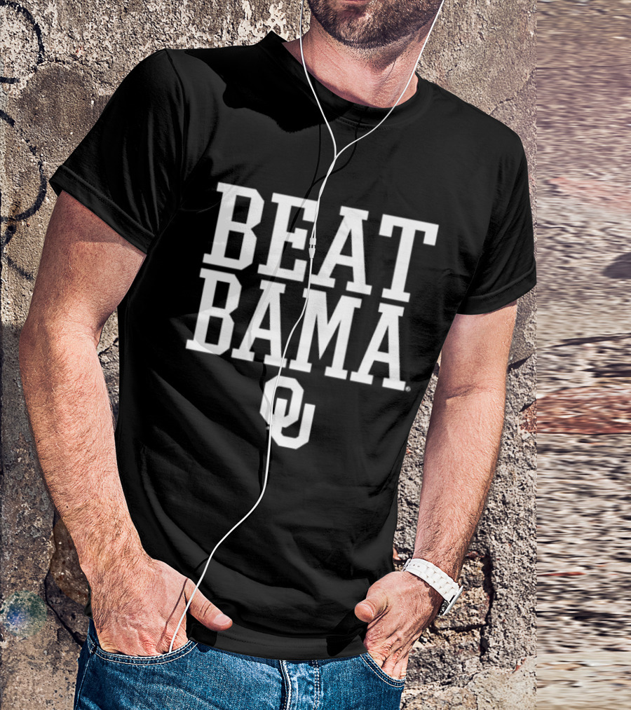 BEAT BAMA OU Oklahoma Sooners T-Shirt