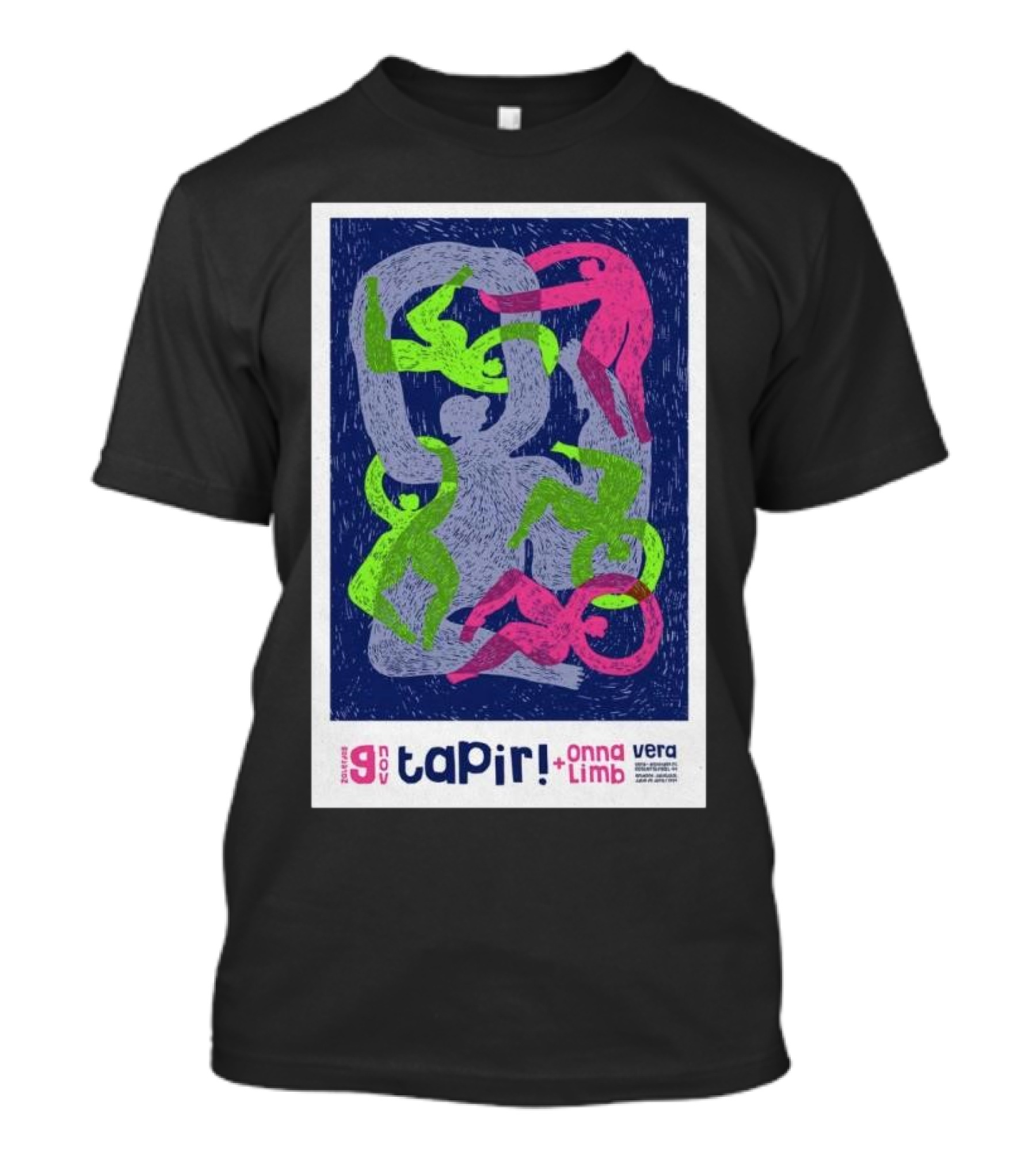 Tapir With Oona Limb At VERA Groningen Netherlands Nov 9 2024 Tour T-Shirt