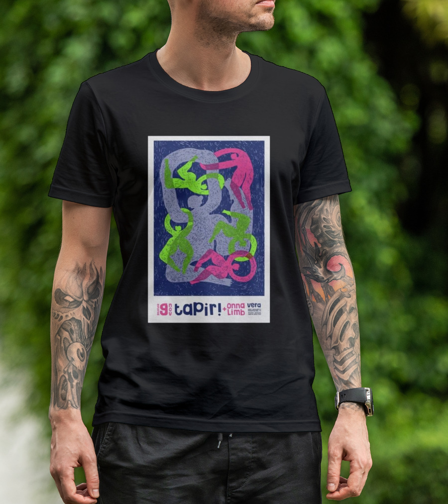 Tapir With Oona Limb At VERA Groningen Netherlands Nov 9 2024 Tour T-Shirt
