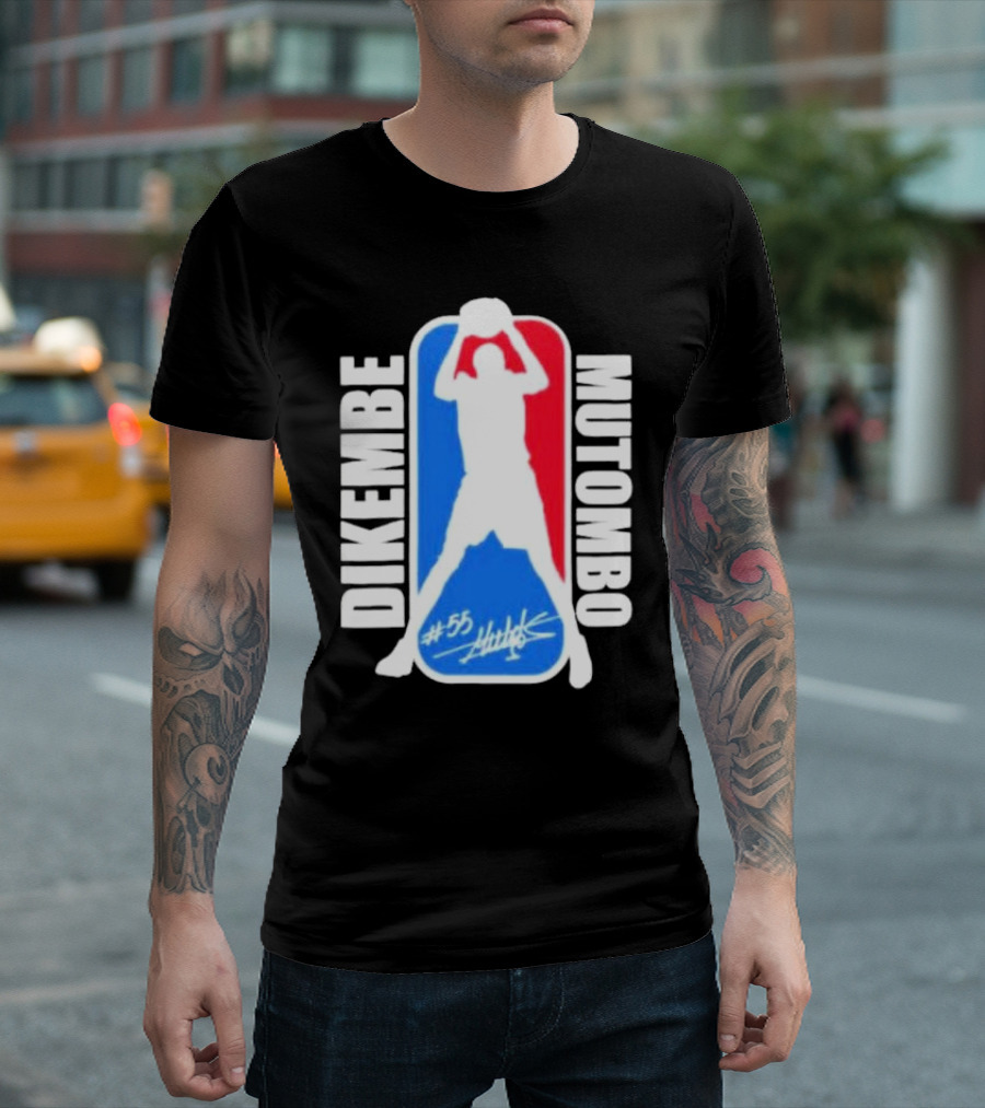 Dikembe Mutombo #55 Signature NBA T-Shirt