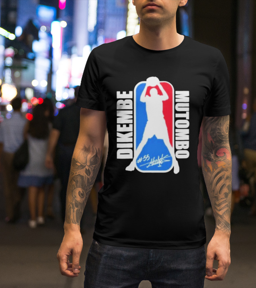 Dikembe Mutombo #55 Signature NBA T-Shirt