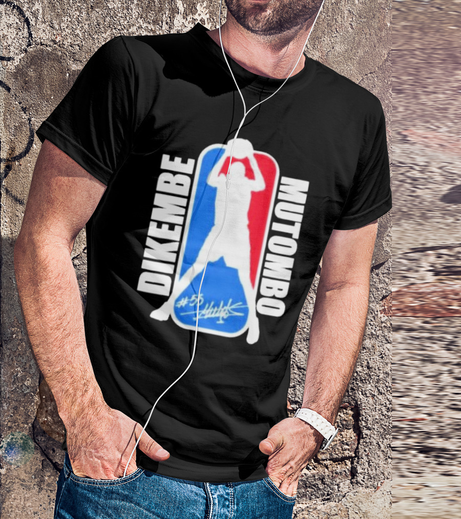 Dikembe Mutombo #55 Signature NBA T-Shirt