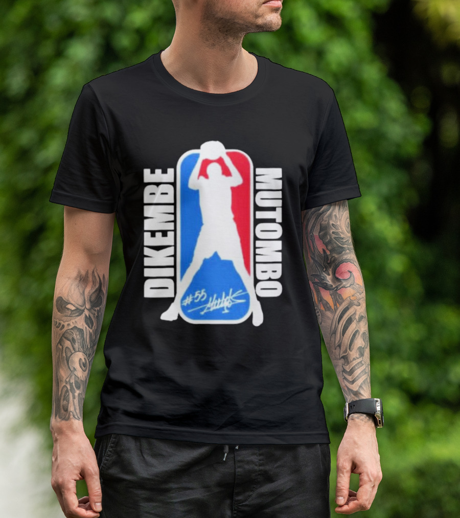 Dikembe Mutombo #55 Signature NBA T-Shirt