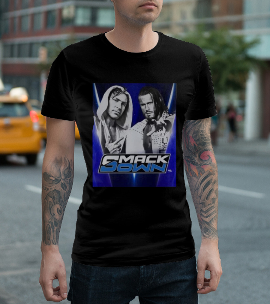 SmackDown Chris Sabin Alex Shelley Wrestling Duo T-Shirt