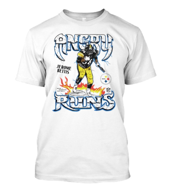Angry Runs Jerome Bettis Pittsburgh Steelers NFL Good Morning Football T-Shirt