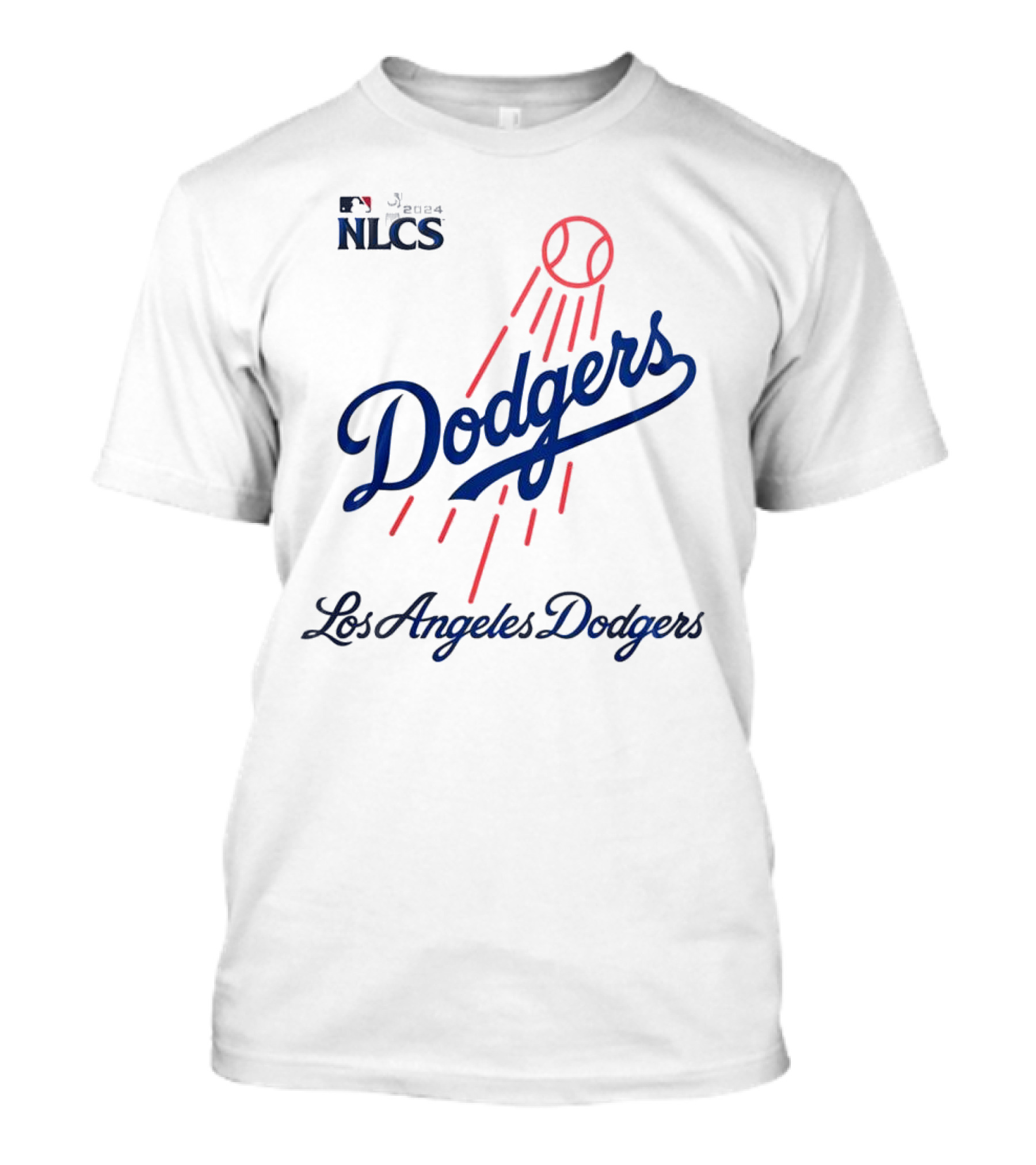Los Angeles Dodgers 2024 NLCS Champions Dodgers Baseball Logo MLB T-Shirt