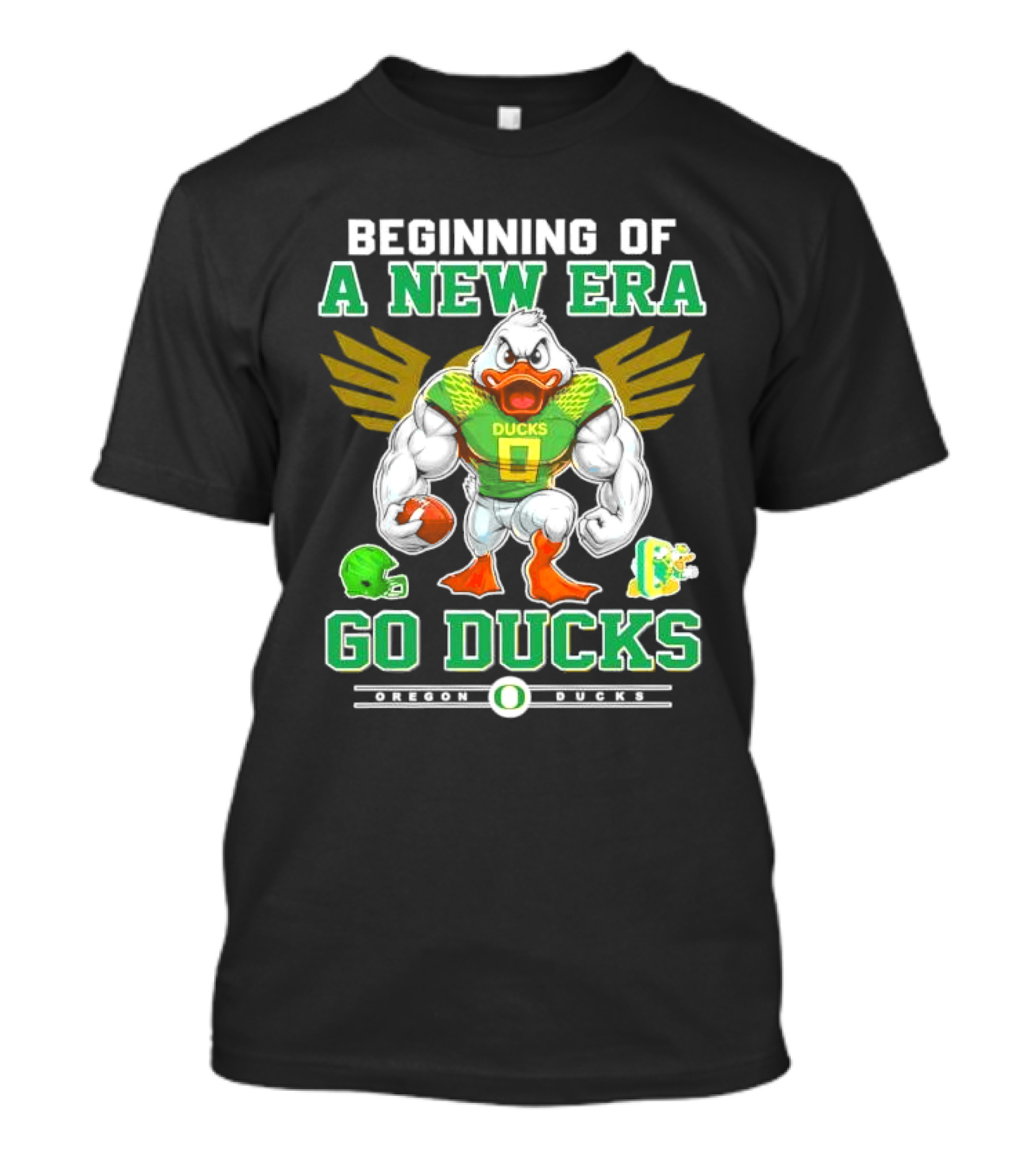 Beginning Of A New Era Go Ducks Oregon Ducks Football Mascot Hero T-Shirt