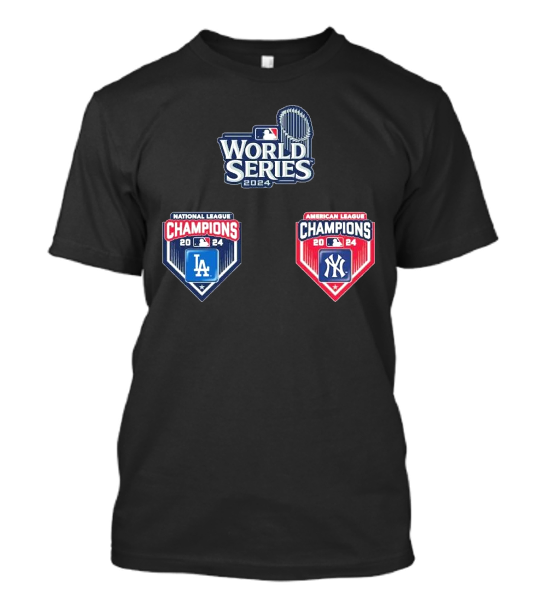 World Series 2024 Champions Los Angeles Dodgers Vs. New York Yankees T-Shirt