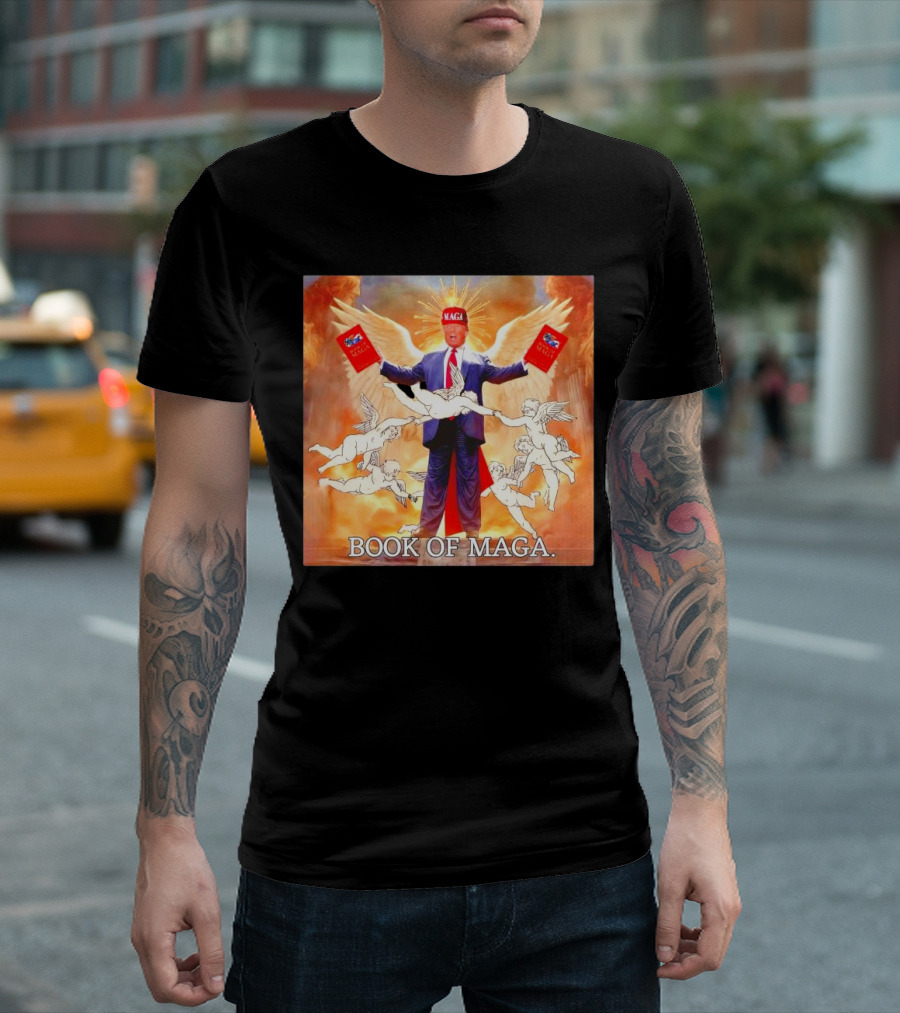 Lord Trump Angelic Book of MAGA Revelation T-Shirt