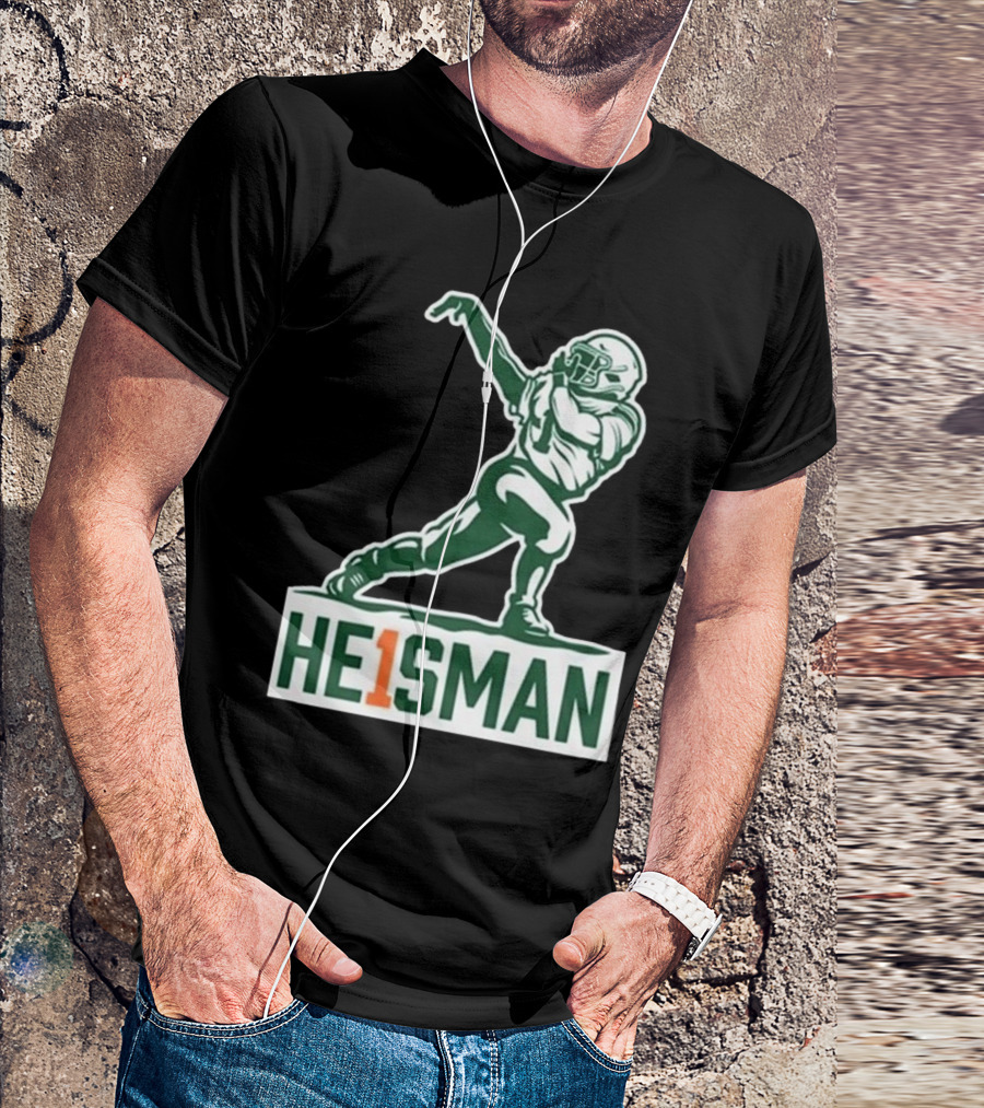 Cam HE1SMAN Football Heisman Pose T-Shirt