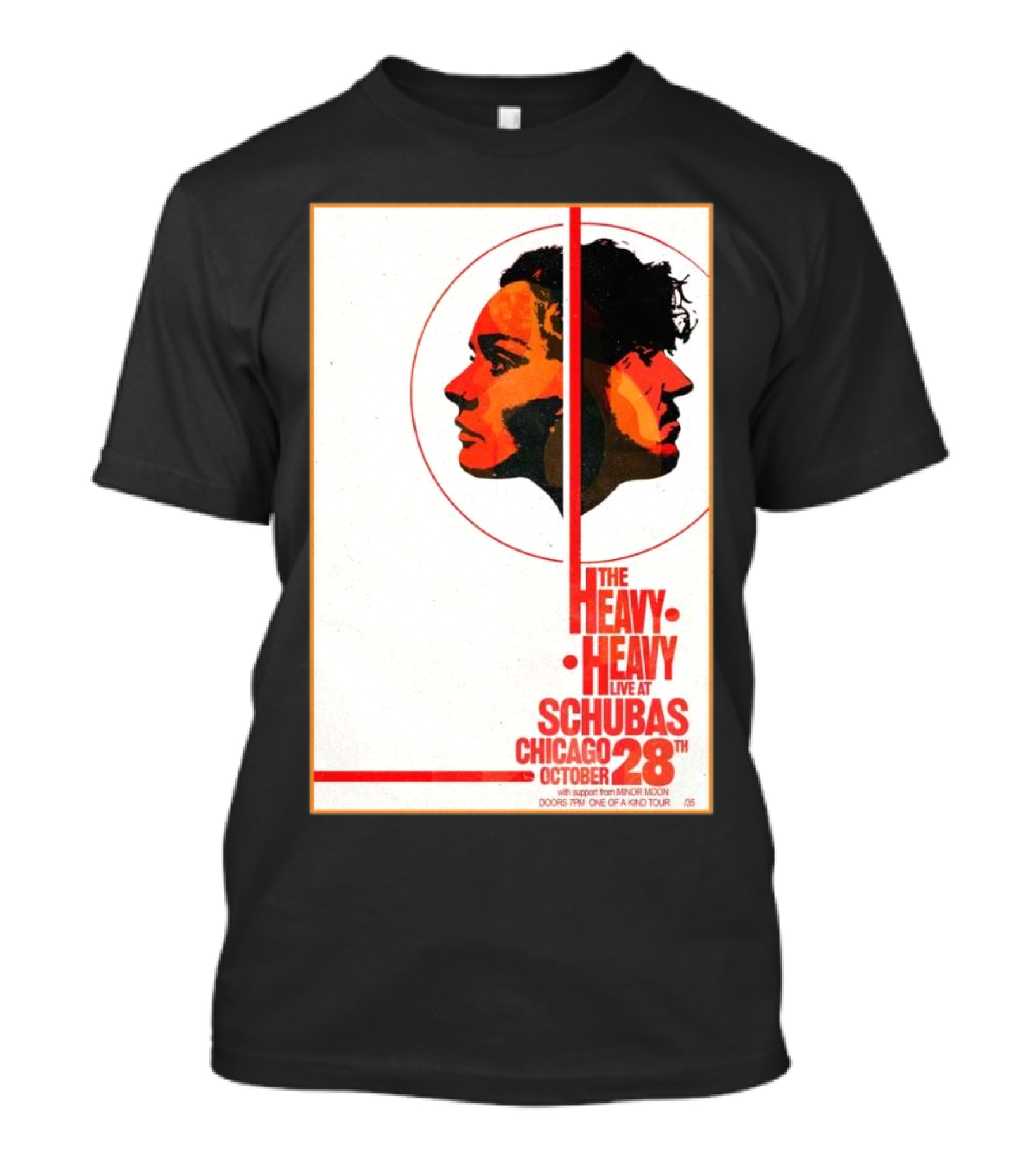 The Heavy Heavy Live At Schubas Chicago October 28th 2024 Tour T-Shirt