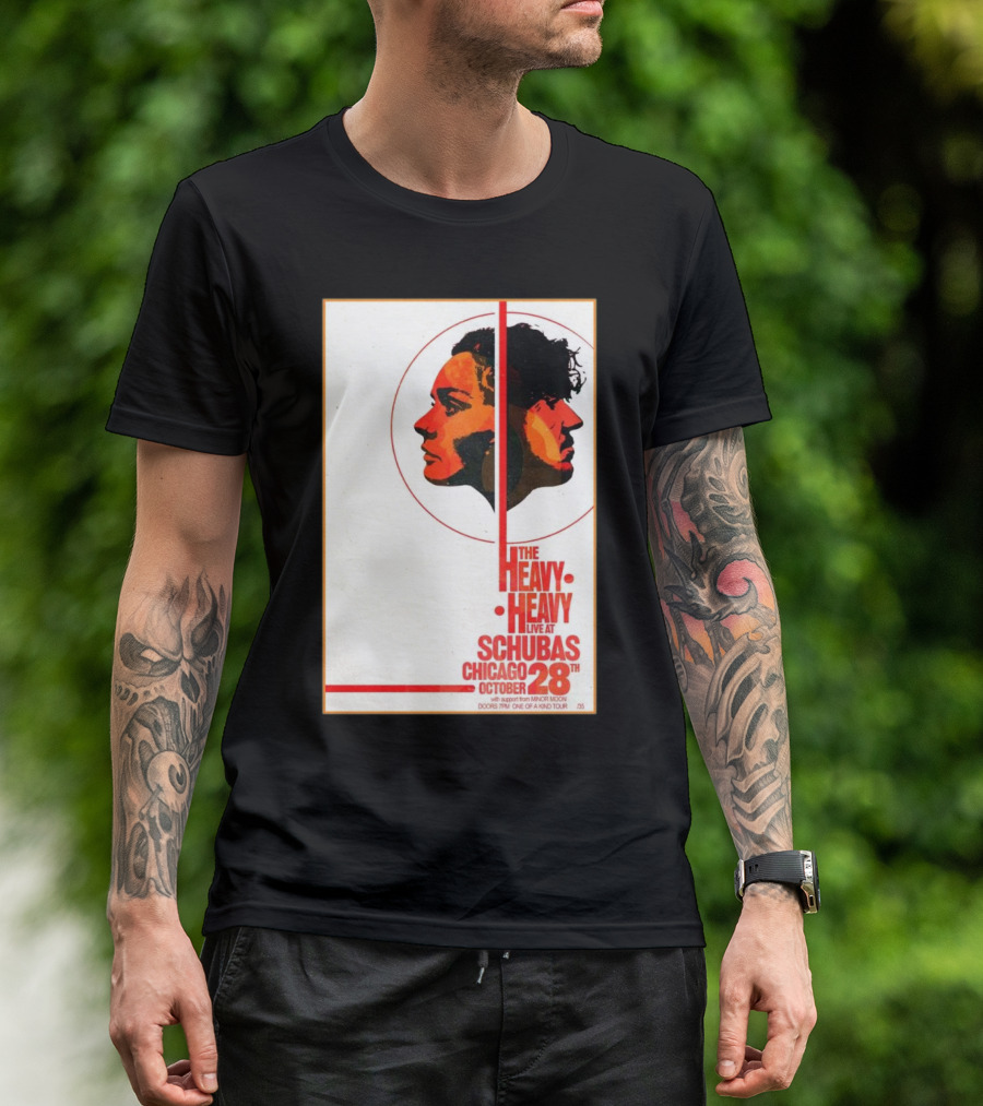 The Heavy Heavy Live At Schubas Chicago October 28th 2024 Tour T-Shirt