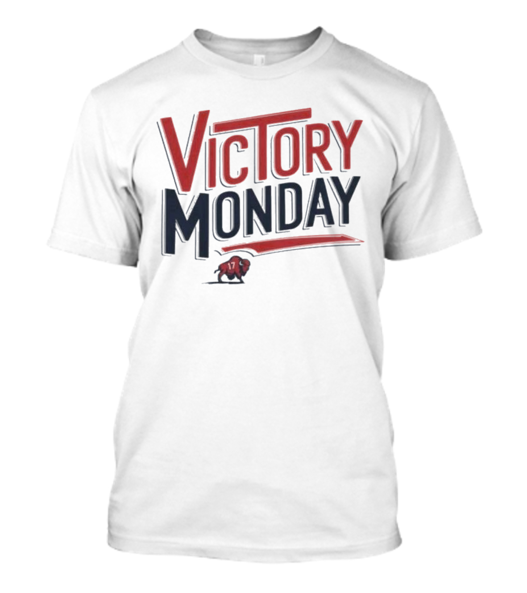 Victory Monday Buffalo Bills Josh Allen 17 Buffalo Football T-Shirt