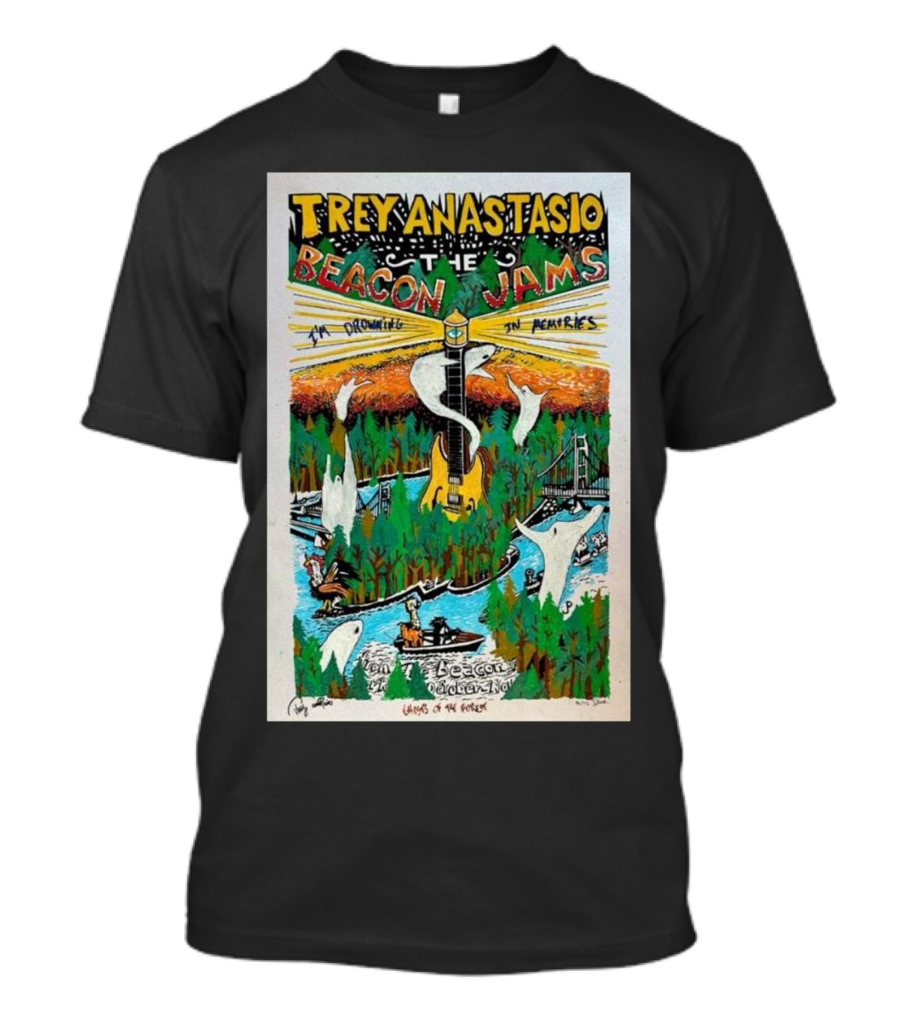 Trey Anastasio Ghosts The Beacon Jams Live In New York City Show T-Shirt