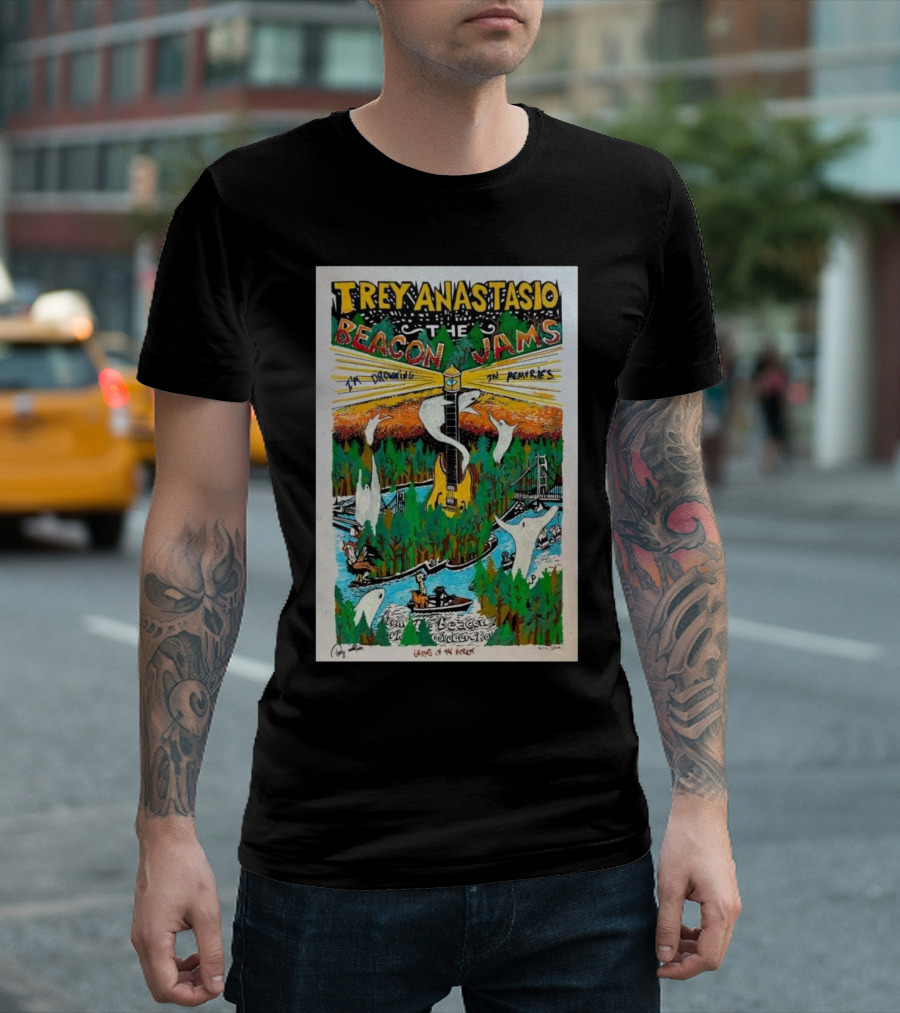 Trey Anastasio Ghosts The Beacon Jams Live In New York City Show T-Shirt