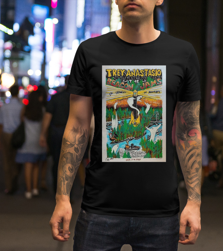 Trey Anastasio Ghosts The Beacon Jams Live In New York City Show T-Shirt