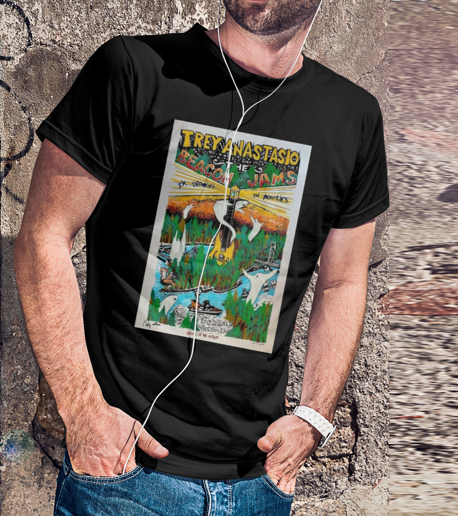 Trey Anastasio Ghosts The Beacon Jams Live In New York City Show T-Shirt