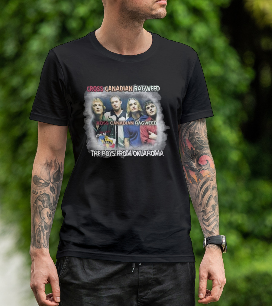 Cross Canadian Ragweed Live At Texas The Boys From Oklahoma T-Shirt