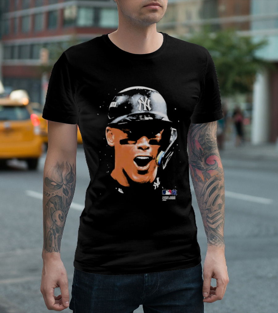 Aaron Judge New York Yankees MLB Big Face T-Shirt