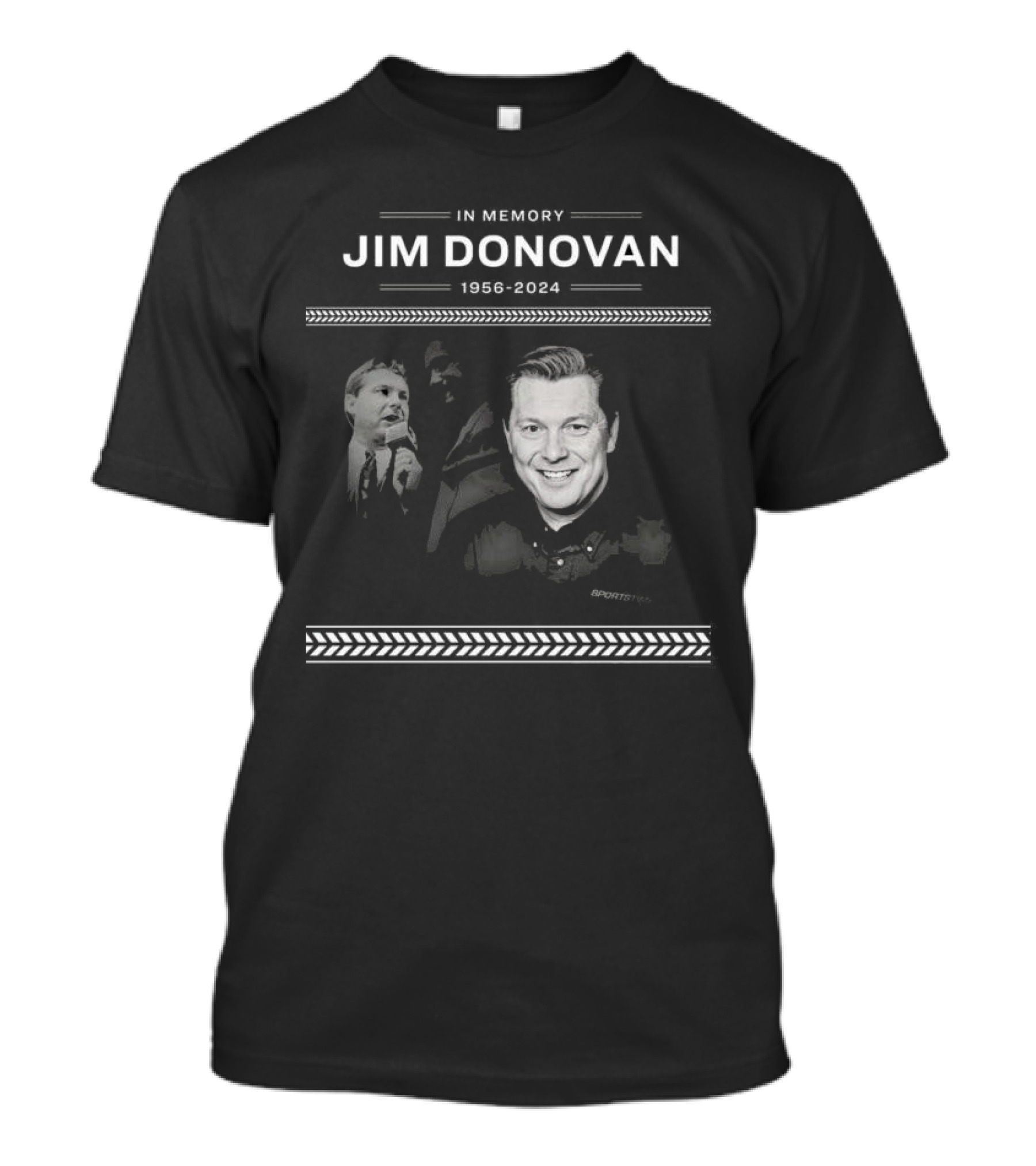 In Memory Jim Donovan 1956 2024 Sports Broadcaster T-Shirt