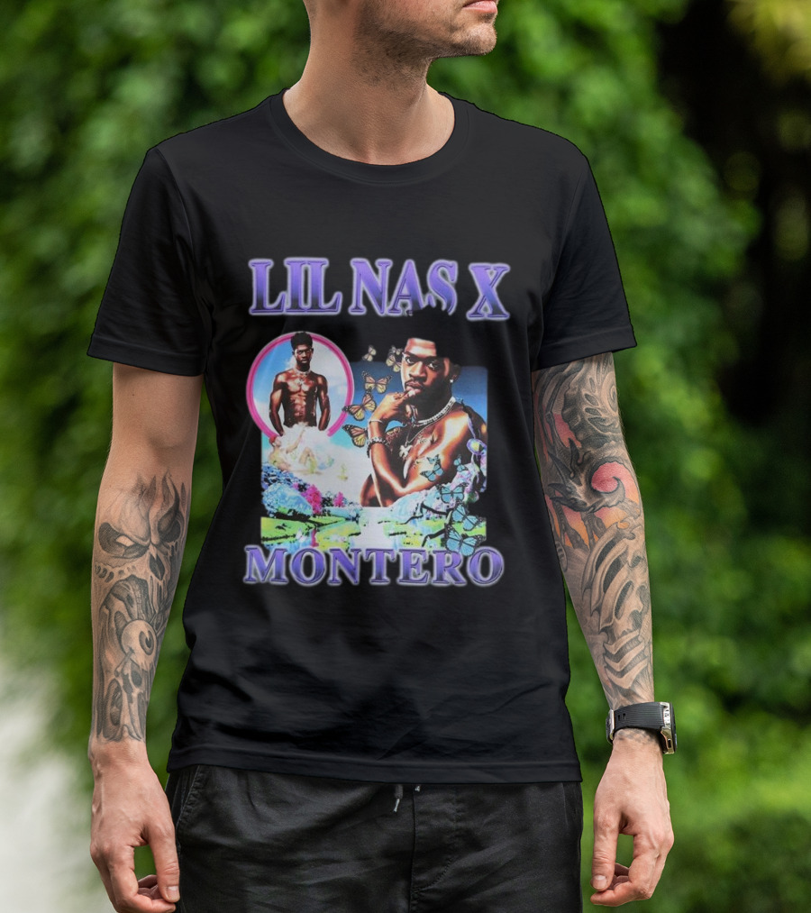 Lil Nas X Montero Butterflies Surreal T-Shirt