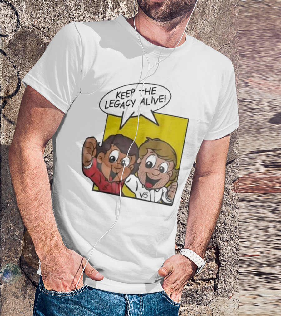 KEEP THE LEGACY ALIVE Boys Characters Speech Bubble T-Shirt