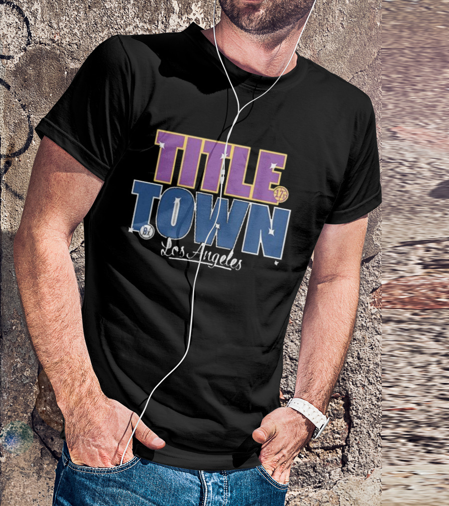 Los Angeles Dodgers 17x 8x Title Town T-Shirt