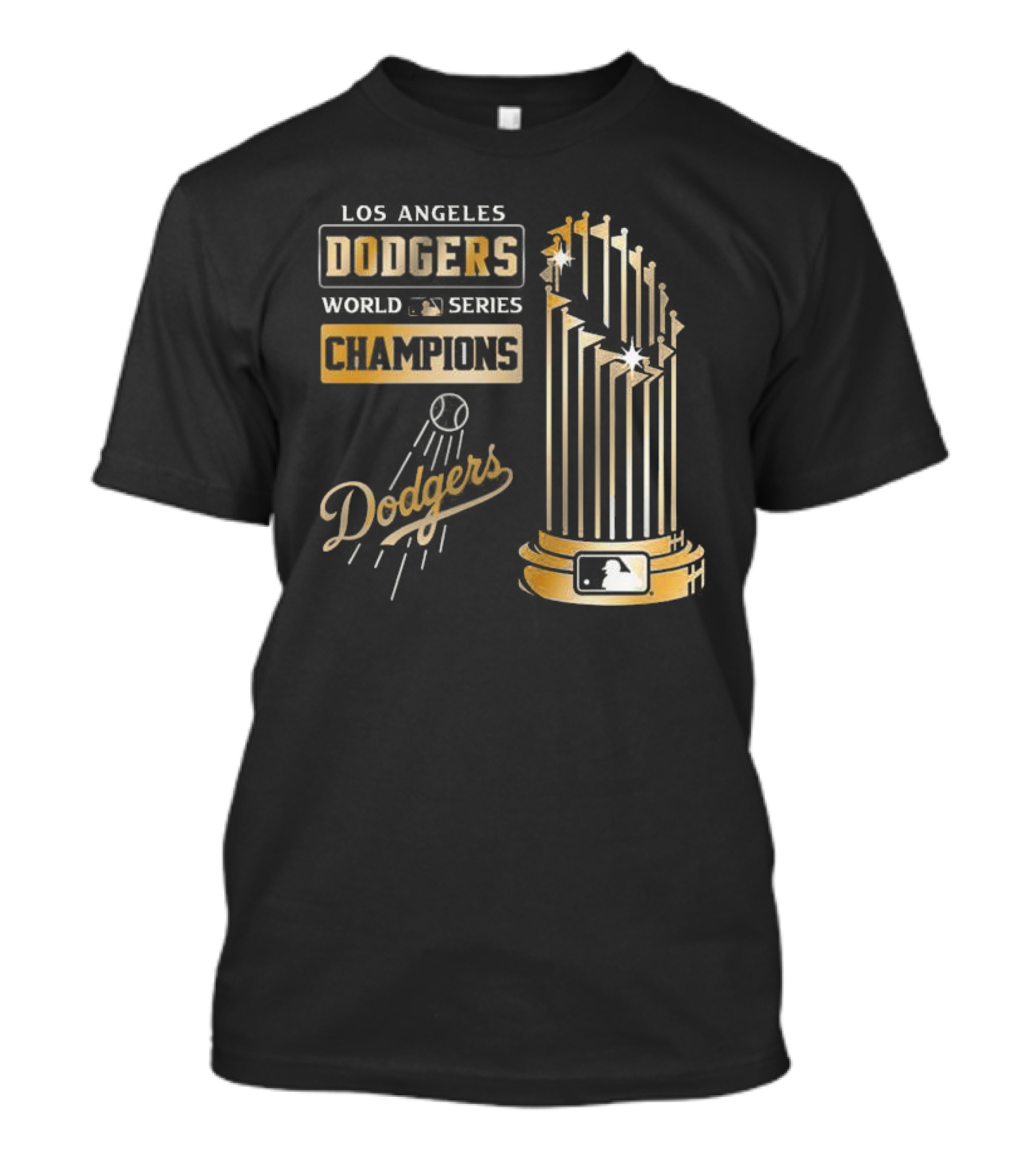 Los Angeles Dodgers World Series Champions 2024 Victory Celebration Baseball T-Shirt